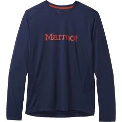 Marmot Windridge Graphic Long Sleeve Top Men's -Marmot Fashion Store ARCNAVPIC