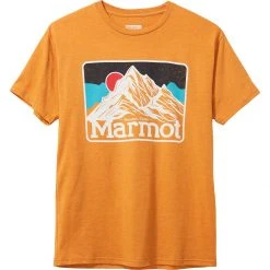 Marmot Mountain Peaks Short Sleeve T Shirt Men's -Marmot Fashion Store AZTGOLHEA