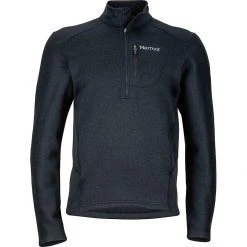 Marmot Drop Line 1/2 Zip Fleece Jacket Men's -Marmot Fashion Store BK 49