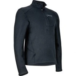 Marmot Drop Line 1/2 Zip Fleece Jacket Men's -Marmot Fashion Store BK D2 15
