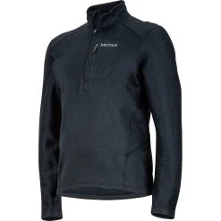 Marmot Drop Line 1/2 Zip Fleece Jacket Men's -Marmot Fashion Store BK D3 16