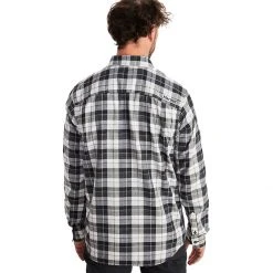 Marmot Harkins Lightweight Flannel Long Sleeve Shirt Men's -Marmot Fashion Store BLA D1 48