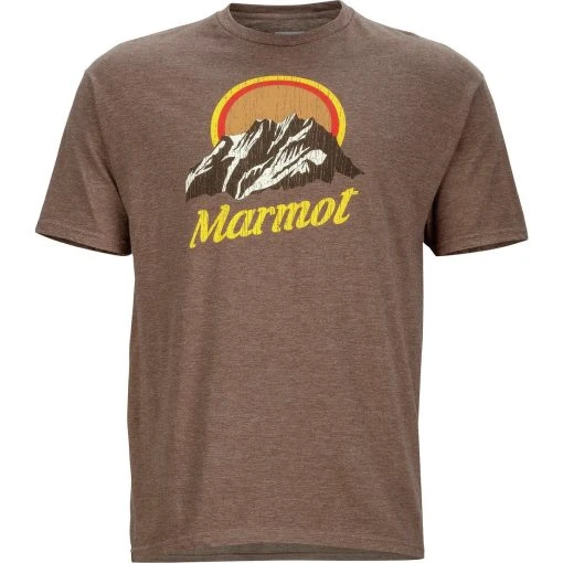 Marmot Pikes Peak T Shirt Men's -Marmot Fashion Store BNHE