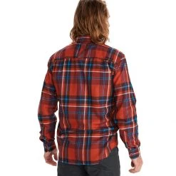 Marmot Anderson Lightweight Flannel Long Sleeve Shirt Men's -Marmot Fashion Store BUR D1