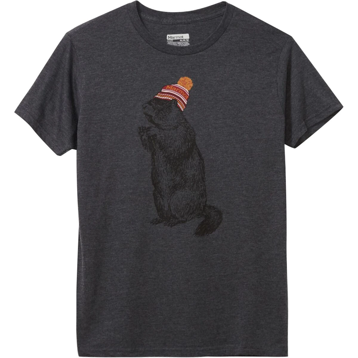 Marmot Pom Pom Short Sleeve T Shirt Men's 4 Marmot Pom Pom Short Sleeve T Shirt Men's - Image 4