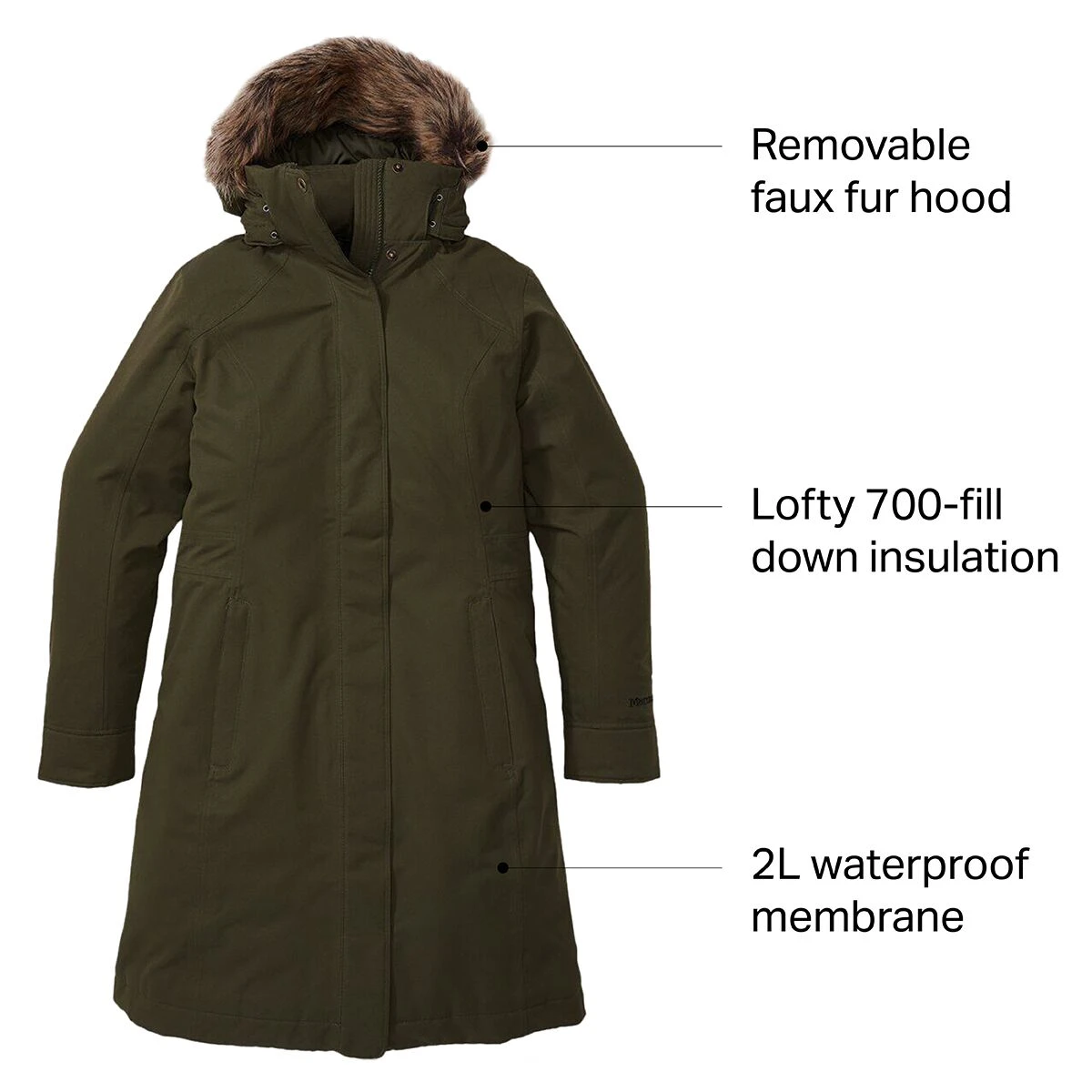 Marmot Chelsea Down Coat Women's 6 Marmot Chelsea Down Coat Women's - Image 6