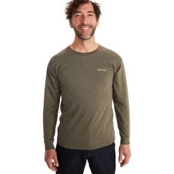 Marmot Cervin Long Sleeve T Shirt Men's -Marmot Fashion Store OLIHEA 1