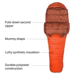 Marmot Trestles 0 Sleeping Bag: 0F Synthetic -Marmot Fashion Store ORHAZRU D3