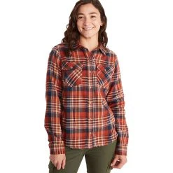 Marmot Bridget Midweight Flannel Shirt Women's -Marmot Fashion Store PIC 5