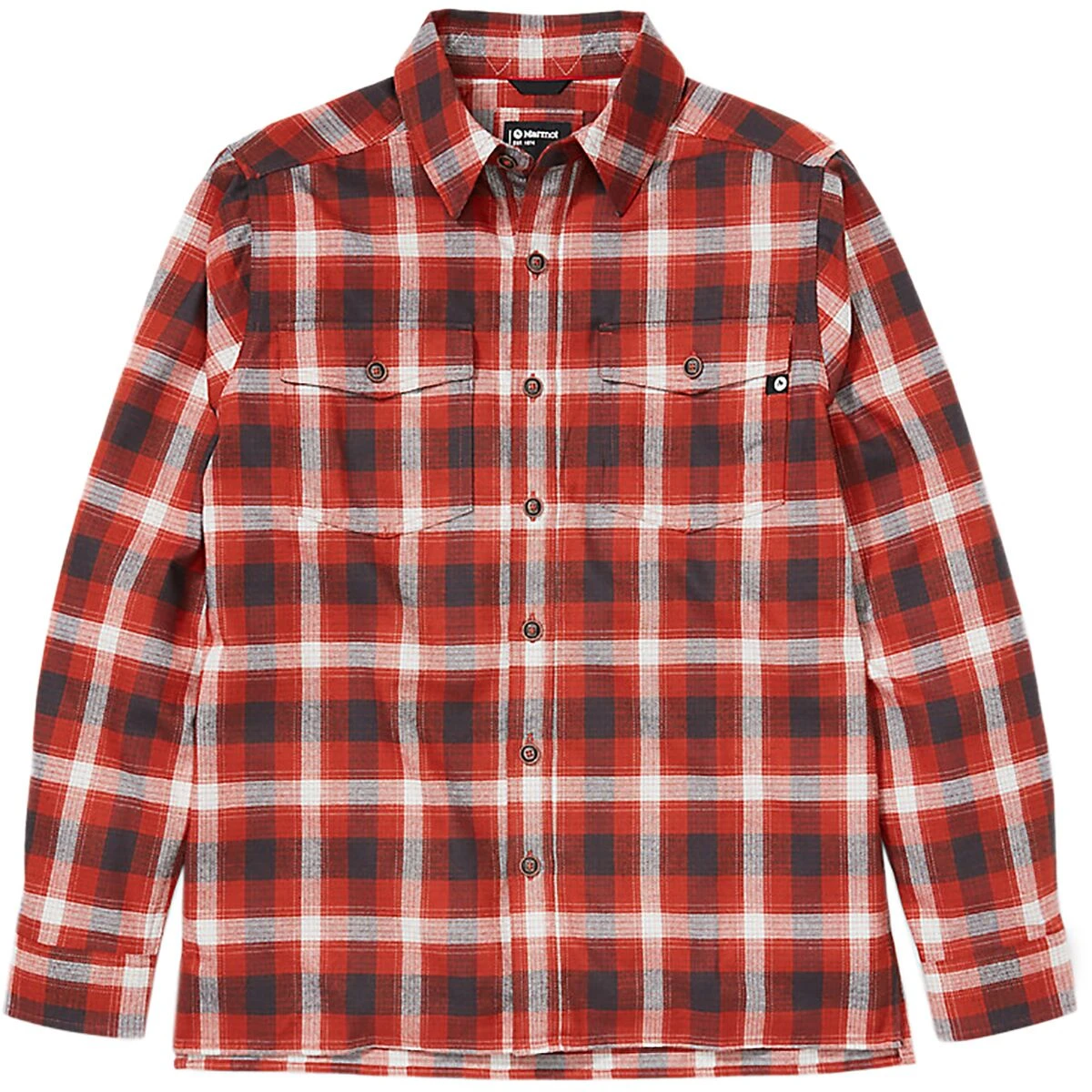 Marmot Movatn Heavyweight Long Sleeve Flannel Shirt Men's 6 Marmot Movatn Heavyweight Long Sleeve Flannel Shirt Men's - Image 6