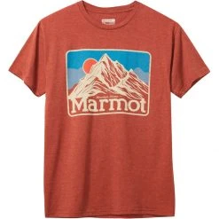 Marmot Mountain Peaks Short Sleeve T Shirt Men's -Marmot Fashion Store PICHEA