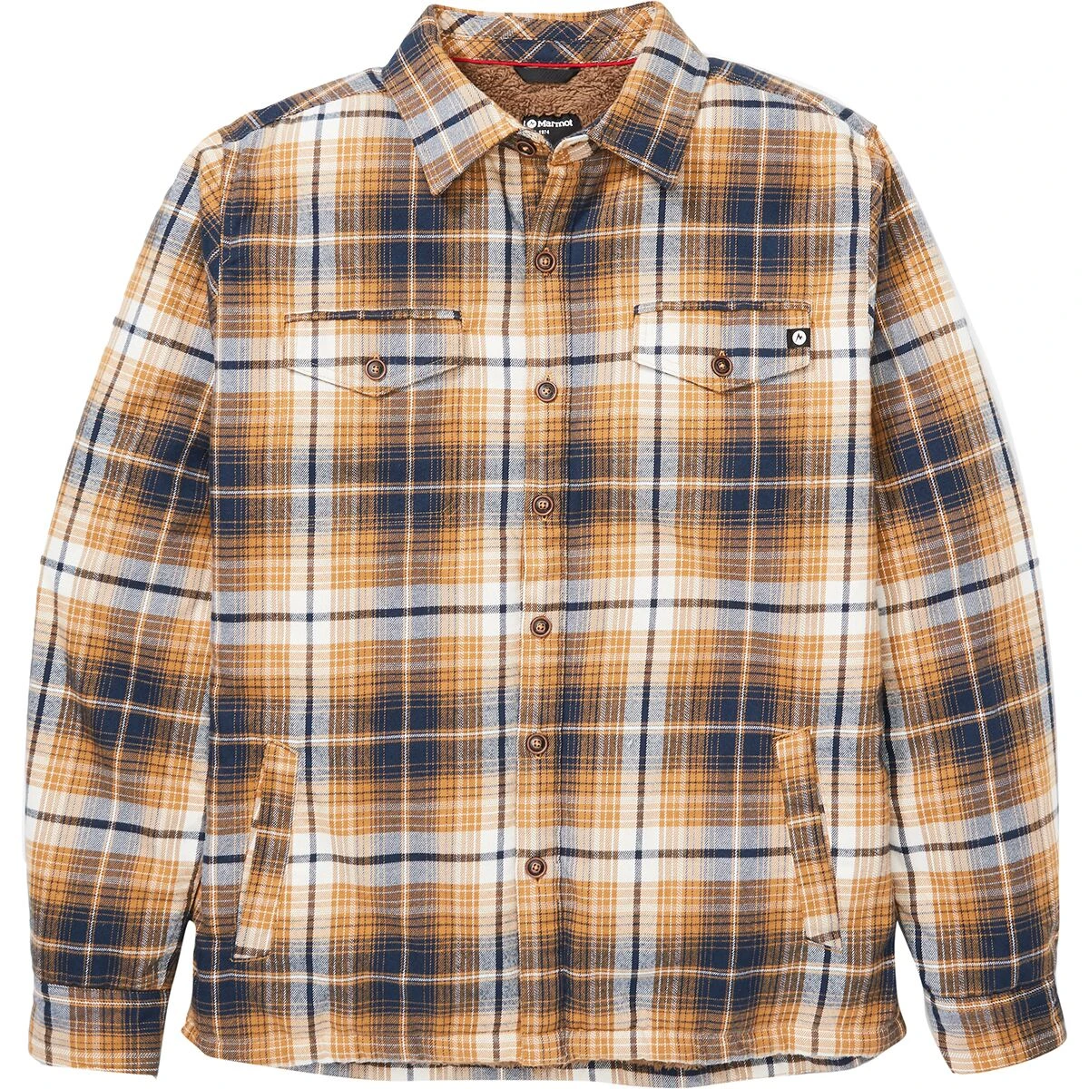 Marmot Ridgefield Sherpa Flannel Jacket Men's 6 Marmot Ridgefield Sherpa Flannel Jacket Men's - Image 6