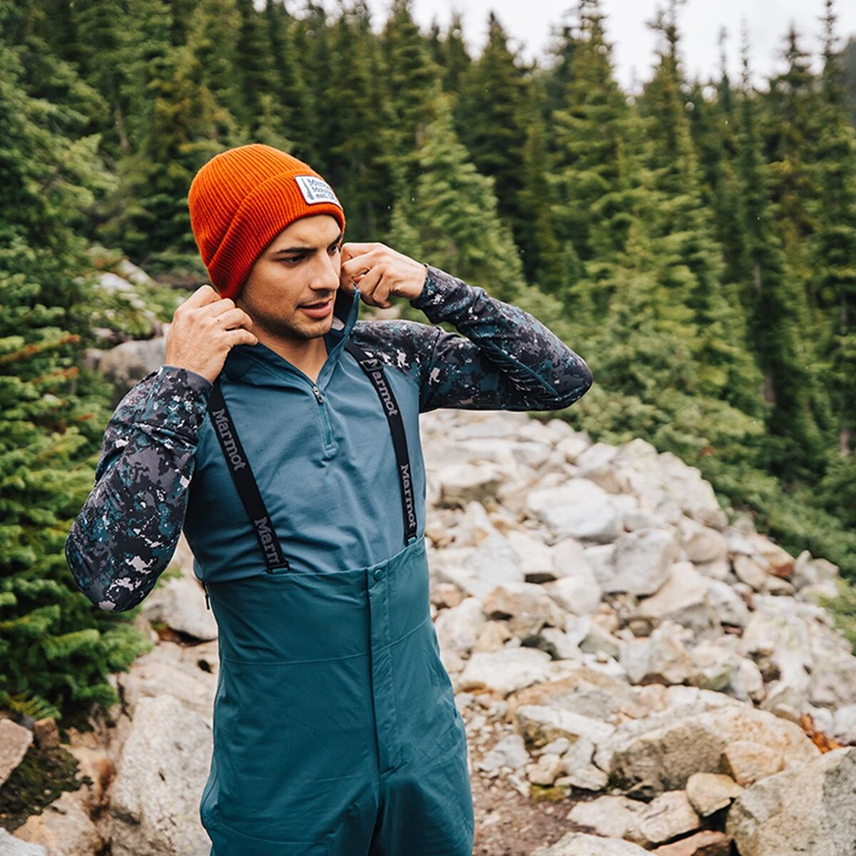 Marmot Huntley Bib Pant Men's 4 Marmot Huntley Bib Pant Men's - Image 4