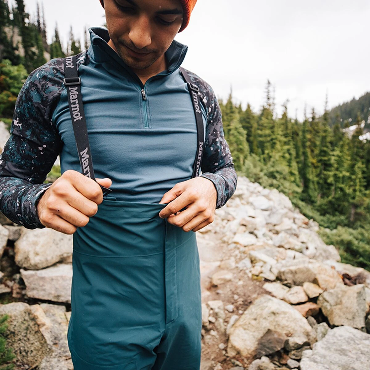 Marmot Huntley Bib Pant Men's 2 Marmot Huntley Bib Pant Men's - Image 2