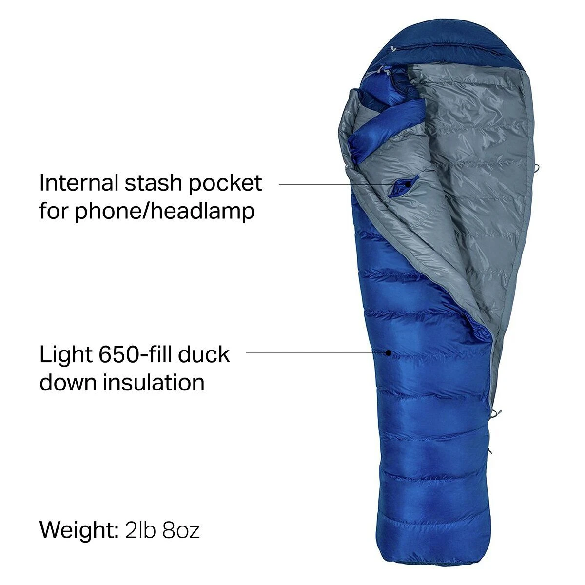 Marmot Sawtooth Sleeping Bag: 15F Down 2 Marmot Sawtooth Sleeping Bag: 15F Down - Image 2