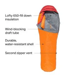 Marmot Never Summer Sleeping Bag: 0F Down -Marmot Fashion Store TAN D2